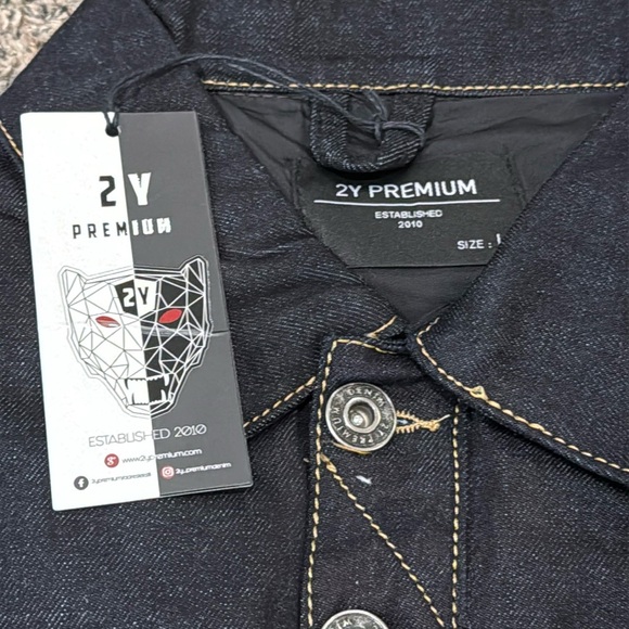 2Y Premium Denim Coat - Picture 3 of 7